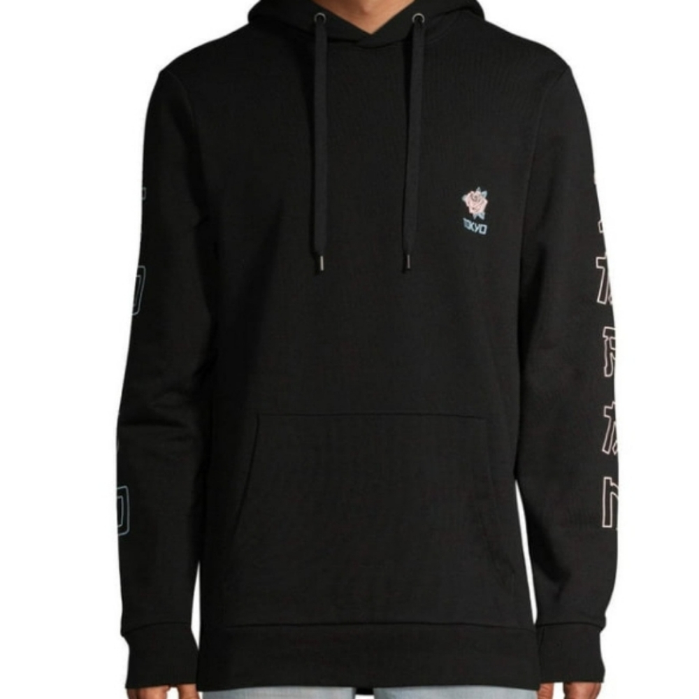 Tokyo Hoodie Black Tiger Logo